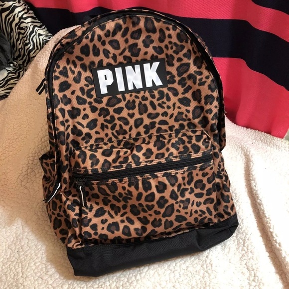 cheetah print backpack victoria's secret